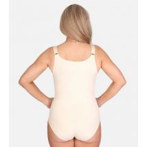 Conturve Pale Pink Open Bust Shaping Bodysuit New Look