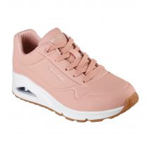Women's Mid Pink Stand On Air Trainers Skechers New Look