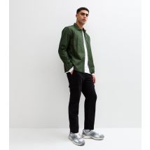 Men's Black Cotton Cargo Trousers New Look