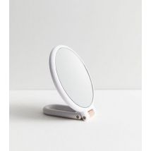 Danielle Creations White Compact Hand Mirror New Look