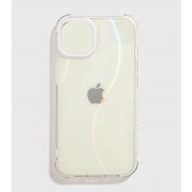Holographic Wave Shock iPhone Case Skinnydip New Look