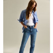 Women's Blue High Waist Tori Mom Jeans New Look