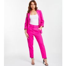 Women's Bright Pink Slim Leg Trousers Quiz New Look