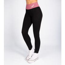 Women's Black Contrast Waistband Leggings Pineapple New Look