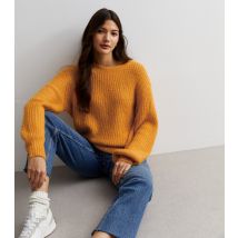Women's Balloon Sleeve Knit Jumper Sunshine Soul New Look