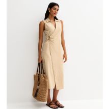 Women's Stone Wrap Midi Dress JDY New Look