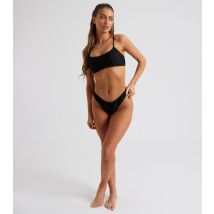 Women's Black Shirred Bikini Bottoms Urban Bliss New Look
