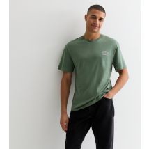Men's Green Cotton Originals Logo T-Shirt Jack & Jones New Look