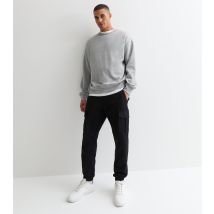 Men's Black Regular Cuffed Cargo Trousers Jack & Jones New Look