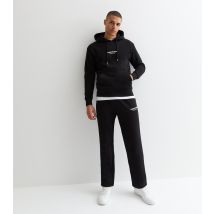 Men's Black Relaxed Original Studios Logo Joggers Jack & Jones New Look