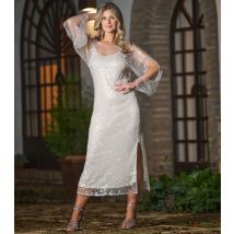 Women's Off White Sequin Midi Dress Finding Friday New Look