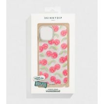 Skinnydip Pink Disco Cherries iPhone Shock Case New Look