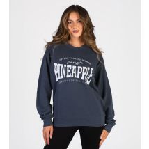 Women's Dark Grey Logo Sweatshirt Pineapple New Look