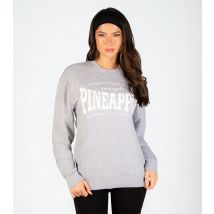 Women's Grey Logo Print Sweatshirt Pineapple New Look