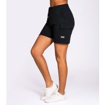 Women's Black Cargo Shorts Pineapple New Look