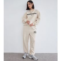 Women's Studio Black Oversized Joggers WKNDGIRL New Look