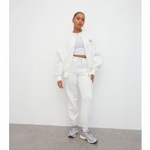 Women's Off White Athletic Club Oversized Joggers WKNDGIRL New Look