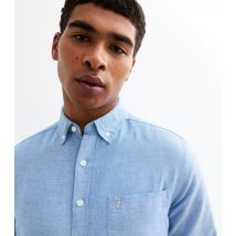 Men's Blue Twill Shirt Farah New Look