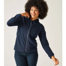 Women's Navy Flamino Zip Up Fleece Sweatshirt Regatta New Look