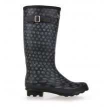 Women's Black Spot Wellington Boots Regatta New Look
