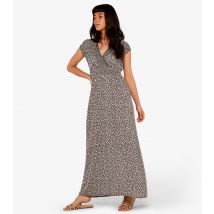 Women's Ditsy-Floral Maxi Smock Dress Apricot New Look