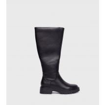Women's Black Flat Knee High Boot London Rebel New Look