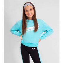 Girls' Turquoise Logo Sweatshirt Pineapple New Look