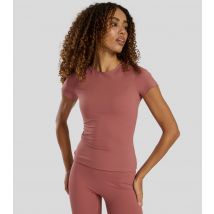 Women's Mid Pink Cap Sleeve T-Shirt South Beach New Look