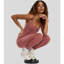 Women's Mid Pink High Waist Leggings South Beach New Look