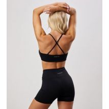 Gym King Black Twist Front Strappy Sports Bra New Look