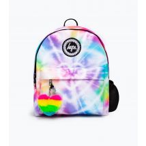 Rainbow Tie Dye Heart Iconic Backpack HYPE New Look