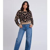 Women's Brown Leopard Print Cardigan Urban Bliss New Look