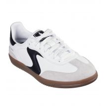 Women's Black Hot Shot Leather Trainers Skechers New Look