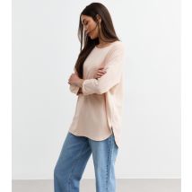 Women's Cream Soft Touch Three Quarter Sleeve Top New Look