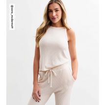 Women's by Zara McDermott Pale Pink Ribbed Vest Rise New Look