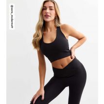 Women's by Zara McDermott Black Active Scoop Neck Vest Rise New Look