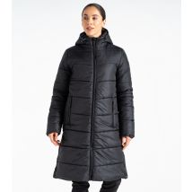 Women's Black Distinguish Long Padded Jacket Dare 2b New Look