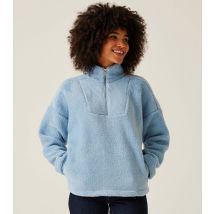 Women's Light Blue Zeeke Quarter Zip Fleece Regatta New Look
