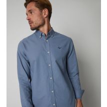 Men's Blue Beacon Long Sleeved Shirt Threadbare New Look