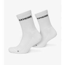 Women's Logo Ribbed Tube Socks Gym King New Look