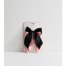 Danielle Creations Multicolour Pack Of 2 Large Bow Barrette Hair Clips New Look