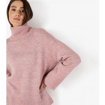 Women's Mid Pink Knitted Bell Sleeve Jumper Apricot New Look