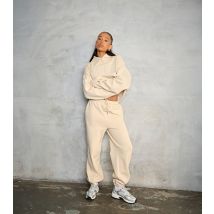 Women's Cream Logo Embroidered Joggers WKNDGIRL New Look