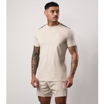 Men's Stone Tape T-Shirt Gym King New Look