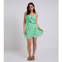 Women's Light Green Frill Trim Cami Tea Dress Urban Bliss New Look