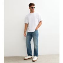 Men's Blue Straight Leg Denim Jeans Only and Sons New Look