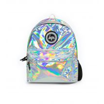 Silver Iconic Holo Backpack HYPE New Look