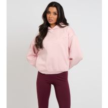 Women's Baby Pink Embossed Hoodie Urban Bliss New Look