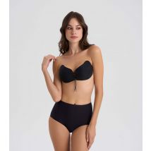 Women's Black Stick-On Push Up Bra Nude Intimates New Look