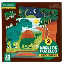 Mudpuppy - Magnetisches Puzzle - mächtige Dinosaurier